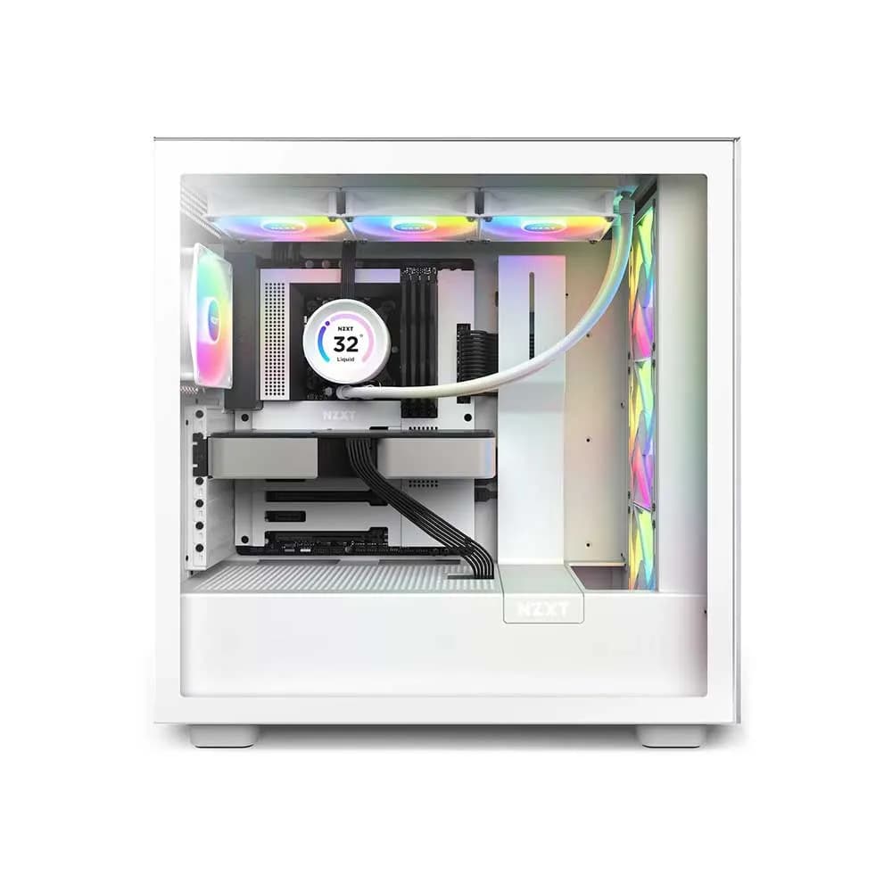 NZXT KRAKEN ELITE 360 RGB 360MM AIO LIQUID COOLER (MATTE WHITE) hover view