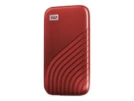 WD 2TB My Passport SSD USB 3.2 Gen 2 Type-C Portable SSD (Red) hover view
