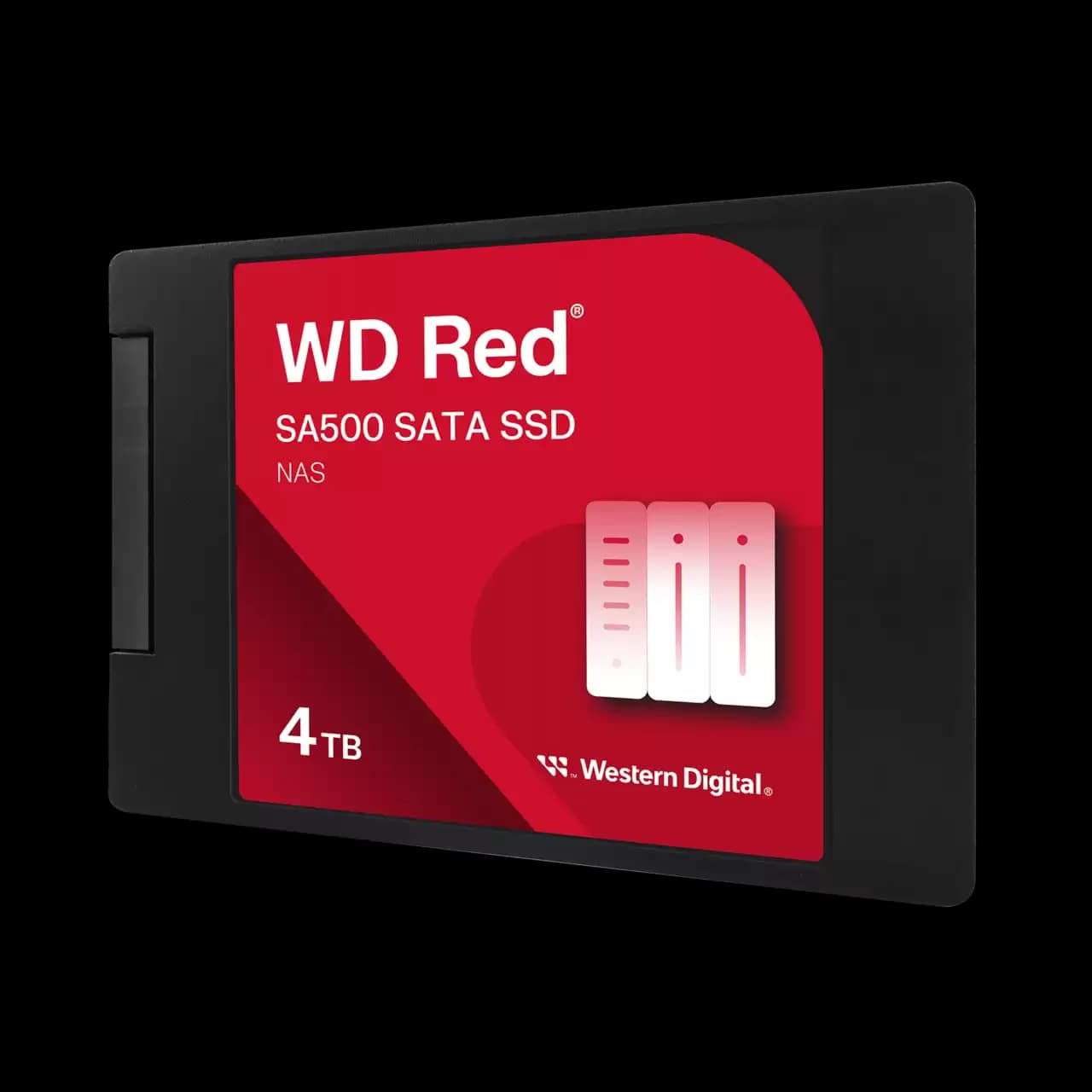 WD Red SA500 NAS SATA SSD 2.5/7mm Cased - 4TB hover view