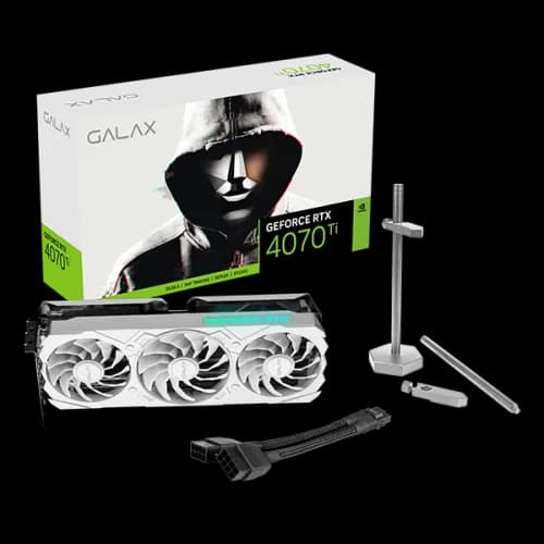 GALAX GeForce® RTX? 4070 Ti EX Graphic Card Gamer White