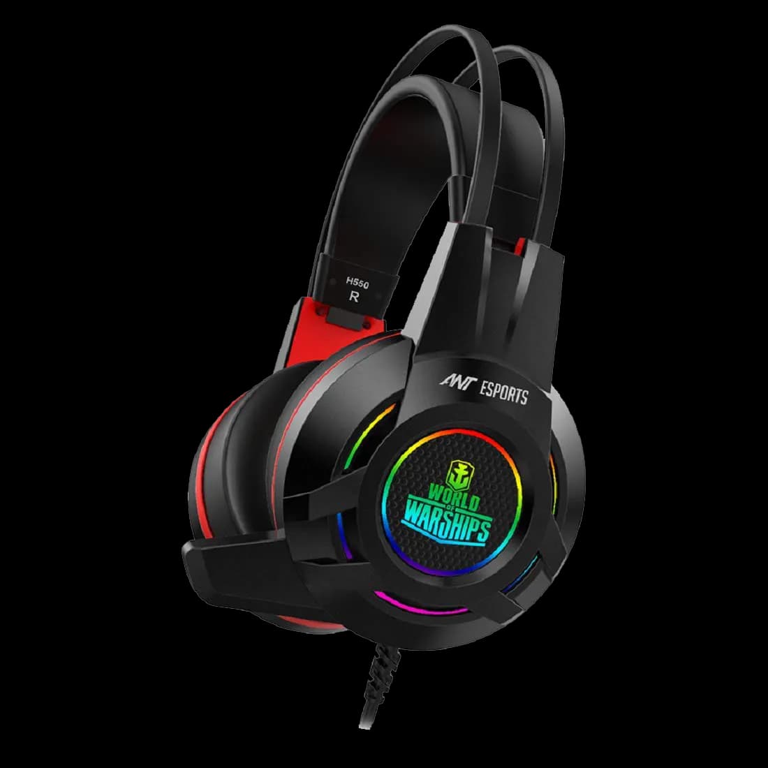 Ant Esports H550W 7.1USB Surround Sound Gaming Headset (BLACK)