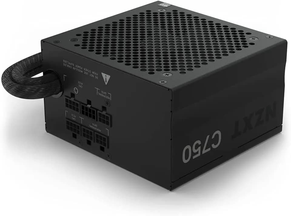 NZXT C750 Bronze - PA-7B1BB-US - 750 Watt PSU - 80 Plus Bronze Certified - DC-DC Technology - Semi Modular Design - Sleeved Cables - ATX Gaming Power Supply hover view