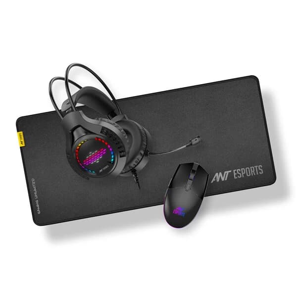 Ant Esports Champions Bundle-X Headset + Mouse+ Mousepad Combo