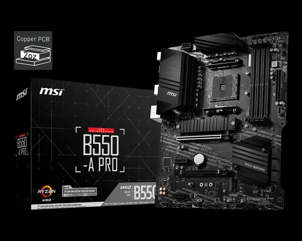 MSI-B550-A PRO, AMD SOCKET MOTHERBOARD