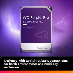 Western Digital 18TB WD Purple Pro Surveillance Internal Hard Drive HDD - SATA 6 Gb/s, 512 MB Cache, 3.5"