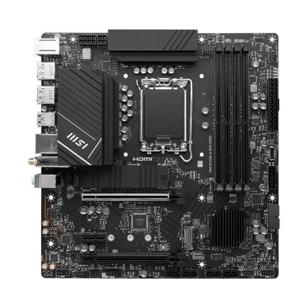 MSI Pro B760M-A WIFI DDR4 Motherboard hover view