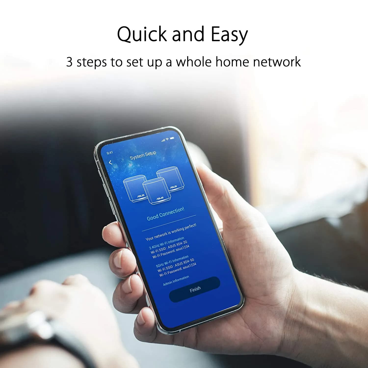 ASUS ZenWiFi Mini XD4 AX 1800 Dual Band WiFi Router (White) WiFi-6 Router, Home Coverage (2200 sq ft), True 8k Streaming, AI Mesh, Alexa, Commercial Grade Security, Ai Protection, Parental Co hover view