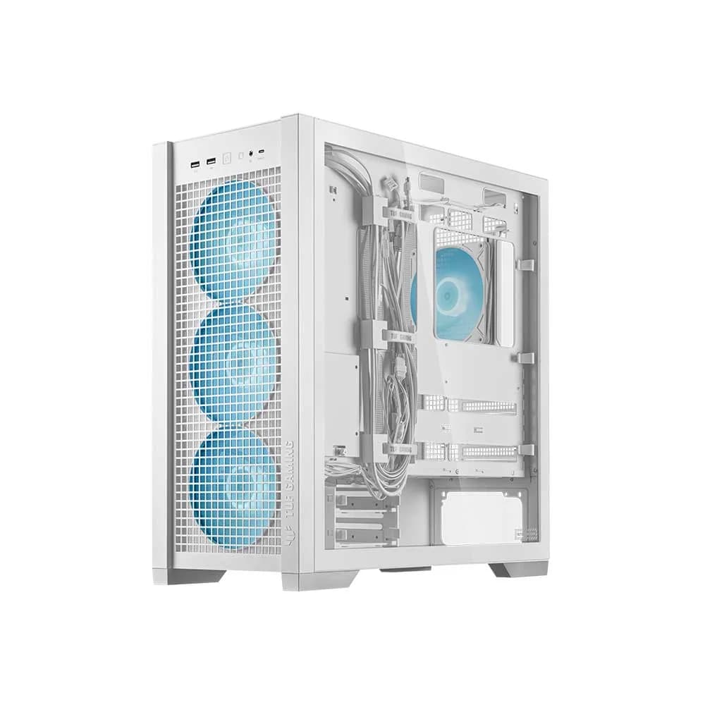 Asus Tuf Gaming GT302 Argb Eatx Mid Tower Cabinet White hover view