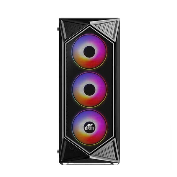Ant Esports ICE-150TG Mesh (ATX) Mid Tower Cabinet (Black) hover view