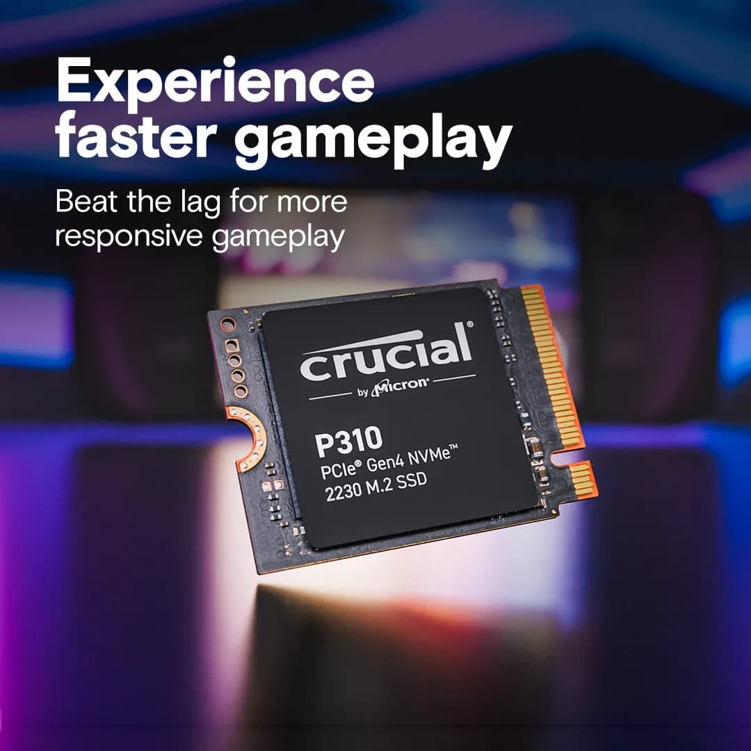 Crucial P310 2TB PCIe Gen4 NVMe 2230 M.2 SSD hover view