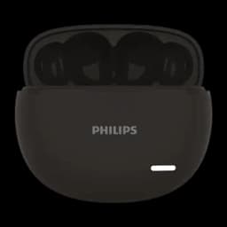 PHILIPS TAT1179BK/94 TWS Earbuds with Environmental Noise Cancellation (IPX4 Splash and Sweat Resistant, Dynamic Drivers, Black) - Image 1