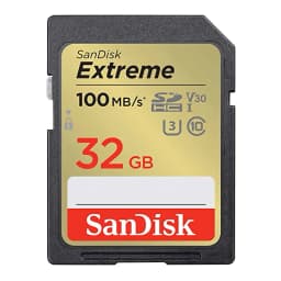 SanDisk Extreme 32GB Class 30 UHS-1 SDHC Memory Card