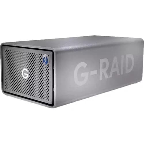 SanDisk Professional G-RAID 2 8TB 2-Bay RAID Array (2 x 4TB, Thunderbolt 3 / USB 3.2 Gen 1 )