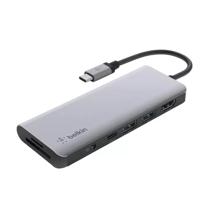 Belkin Connect USB-C 7-In-1 Multiport Hub Adaptor hover view