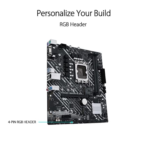 Asus Prime H610M-E D4 Motherboard hover view