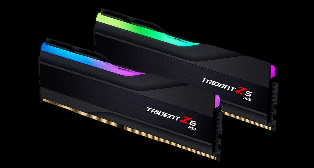 G.SKILL Trident Z5 RGB DDR5-5600 CL36-36-36-89 1.20V 32GB (2x16GB) hover view