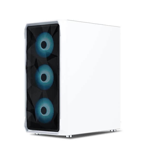 Ant Esports ICE-112 Auto RGB (ATX) Mid Tower Cabinet (White) hover view