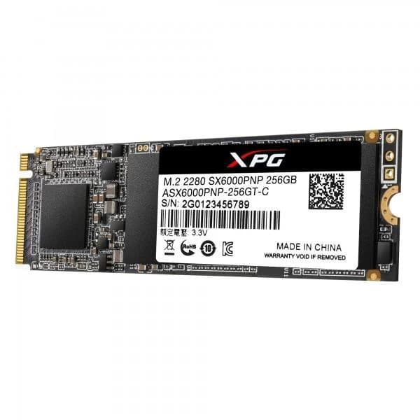 Adata XPG SX6000 Pro 256GB M.2 NVMe SSD hover view