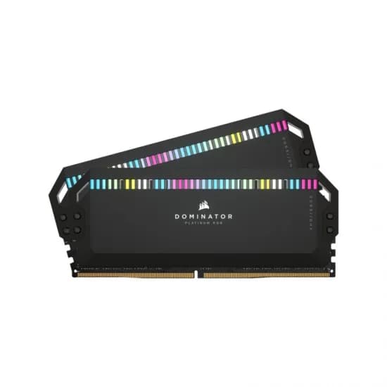 CORSAIR DOMINATOR PLATINUM RGB 32GB (2X16GB) DDR5 6200MHZ C36 MEMORY KIT - BLACK hover view