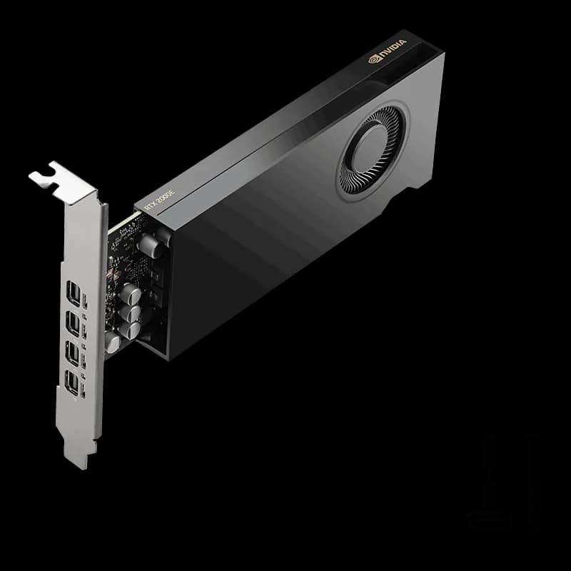 PNY NVIDIA® RTX 2000E Ada Generation Graphics Card hover view