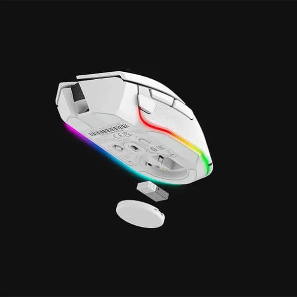 Razer Basilisk V3 Pro Wireless Gaming Mouse White hover view