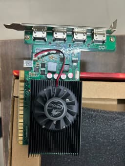 Colorful GT 730 4gb with 4 HDMI DDR 5 Graphics Card