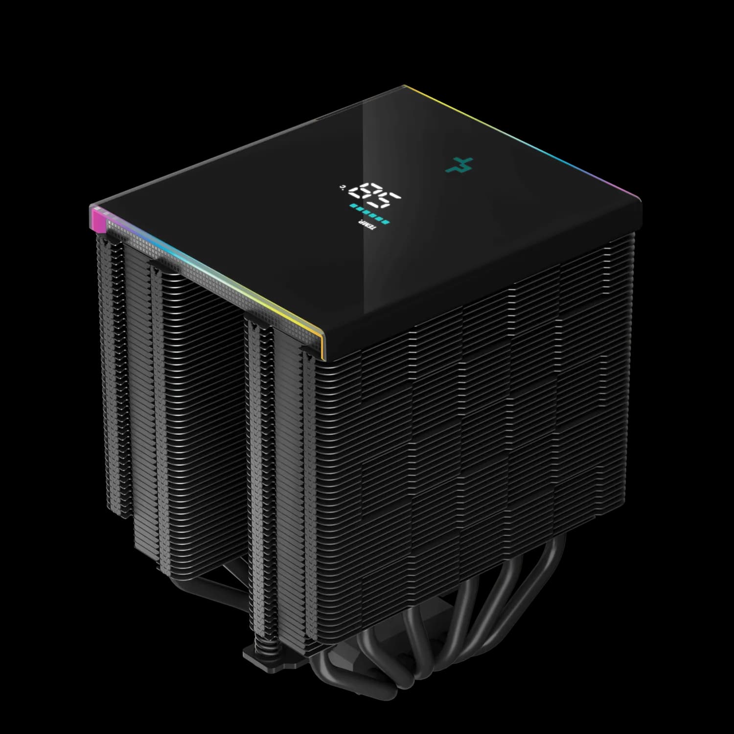 Deepcool AK620 Digital 120mm Dual Tower CPU Air Cooler with ARGB LED Strips hover view