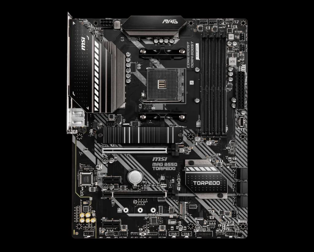 MSI-MAG B550 TORPEDO ,AMD SOCKET MOTHERBOARD  (4000G SERIES) hover view