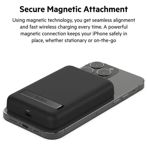 Belkin BoostCharge Magnetic Wireless Power Bank with Stand hover view