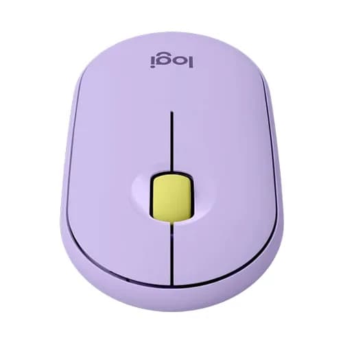 Logitech Pebble M350 Wireless and Bluetooth® Mouse Lavender Lemonade hover view