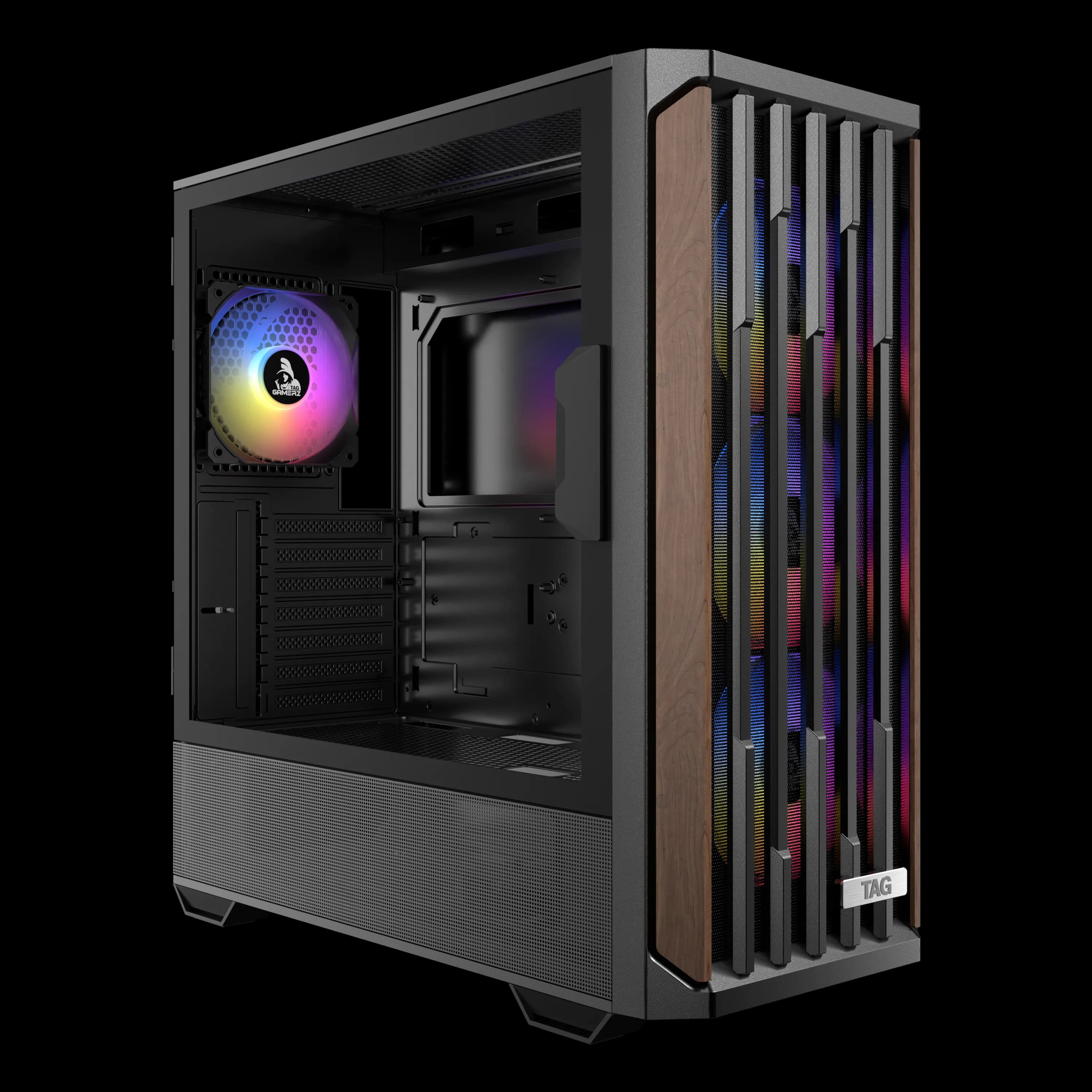 TAG Gamerz Stellar Alpha Mid Tower Black Cabinet