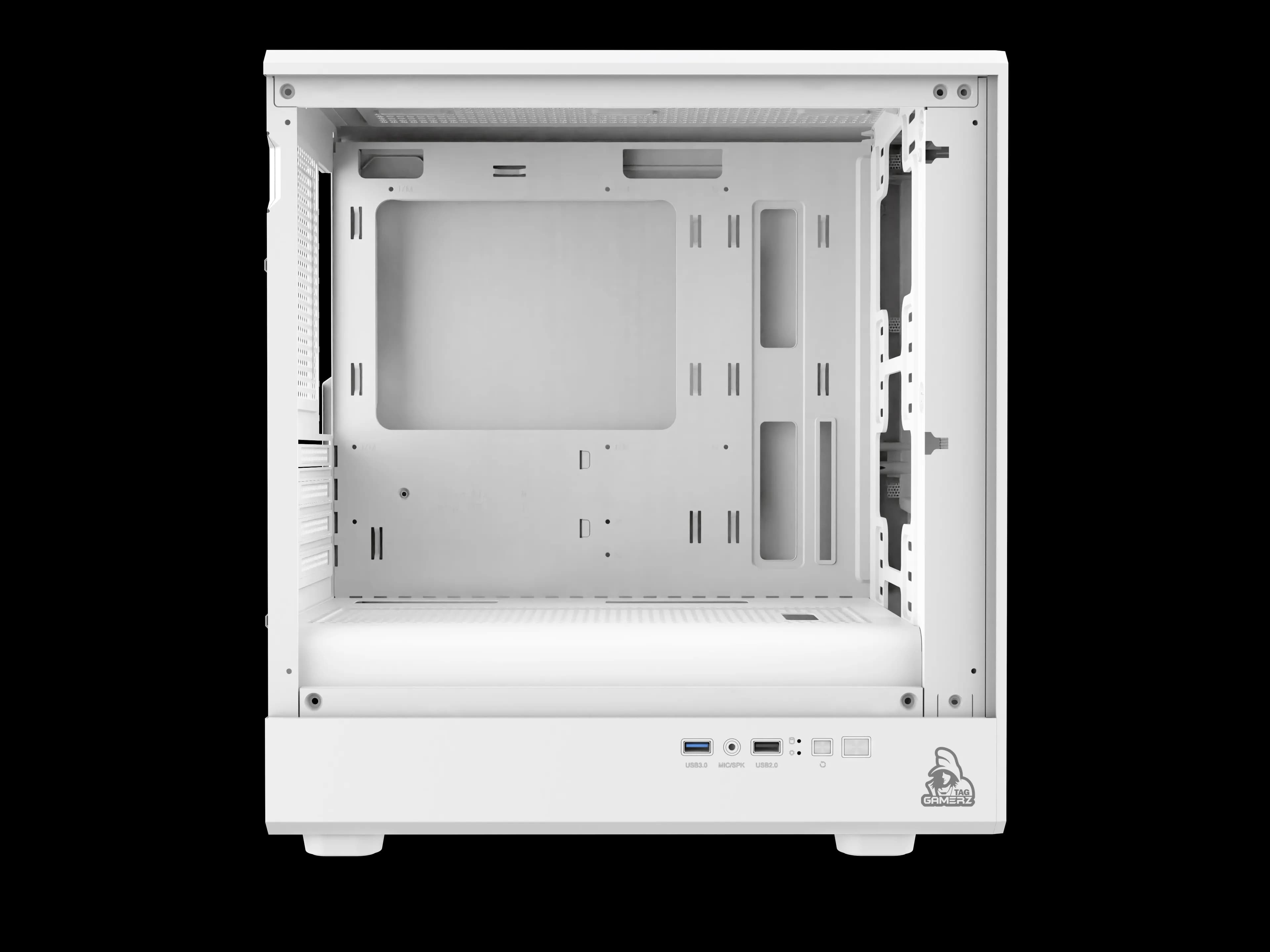 TAG STARLIGHT M-ATX MID TOWER PC CASE (WHITE) hover view