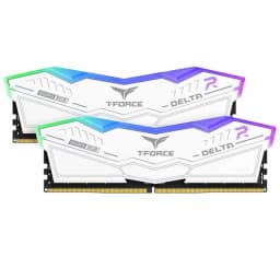 TEAMGROUP T-Force Delta RGB 32GB (2x16GB) DDR5 6000Mhz Ram (White)