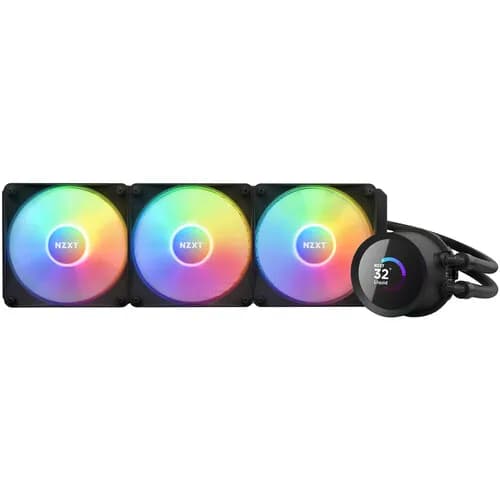 NZXT Kraken 360 RGB 360mm AIO Liquid Cooler with LCD Dispay (Black) hover view