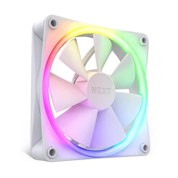 NZXT F140 RGB CORE 140MM CABINET FAN (MATTE WHITE) hover view
