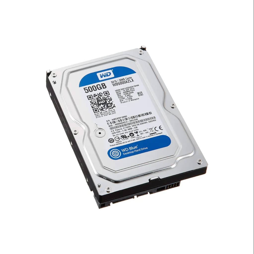 WD – Blue 500GB Internal Hard Drive Bare Drive (WD5000AZLX)