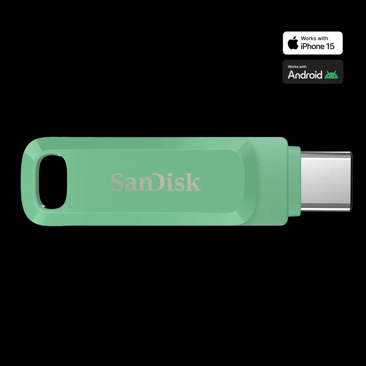 SanDisk Ultra Dual Drive Go USB Type-C? - 256GB (Absinthe Green) hover view