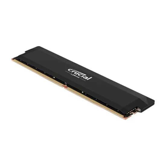 Crucial 16GB DDR5 6400Mhz Pro Overclocking CL38 UDIMM Black (CP16G64C38U5B) hover view