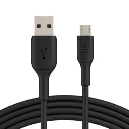 BOOST↑CHARGE™ USB-A to Micro-USB Cable (1m / 3.3ft, White)