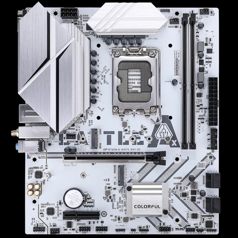 Colorful BATTLE-AX B760M-G WHITE WIFI D5 V20 Motherboard