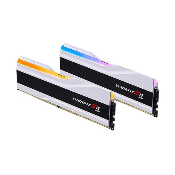 G.Skill Trident Z5 RGB 32GB (16GBx2) DDR5 6000MHz Desktop RAM (Matte White) hover view