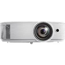 Optoma EH412 Full HD DLP Projector Normal Throw Zoom High Contrast Full Three D Speaker Lamp Based hover view