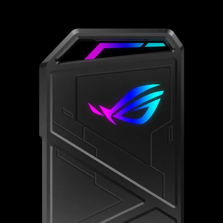 ASUS ROG Strix Arion M.2 NVMe RGB SSD Enclosure hover view