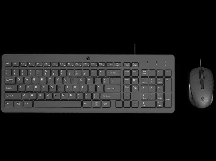 HP 150 Wired Mouse and Keyboard Combo - Wired