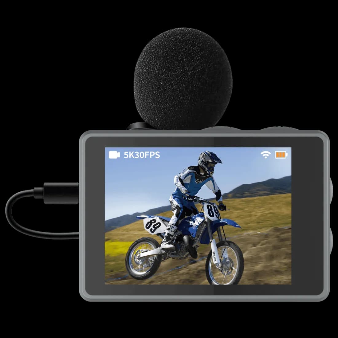 IZI Click Plus 5K Action Camera - 170 Wide Angle, Anti-Shake EIS hover view