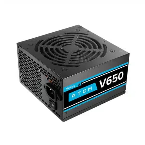 Antec Atom V650 V2 650 Watt Power Supply hover view