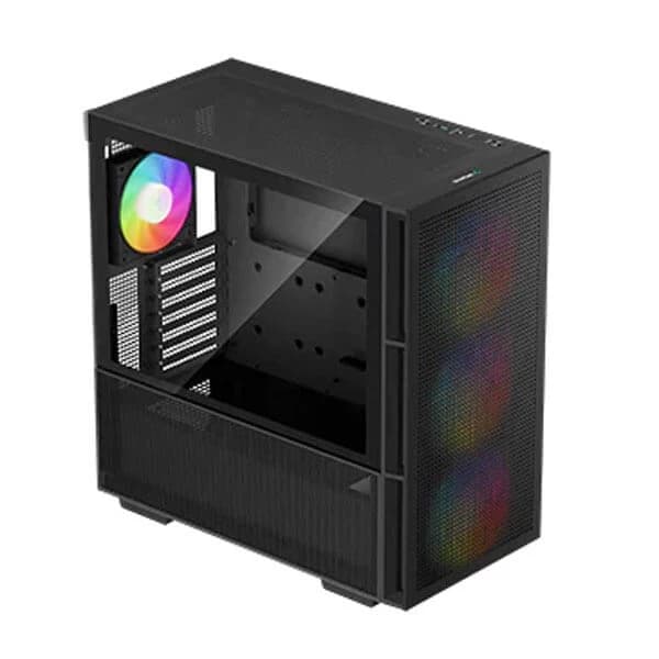 DeepCool CH560 Mesh ARGB (E-ATX) Mid Tower Cabinet (Black) hover view