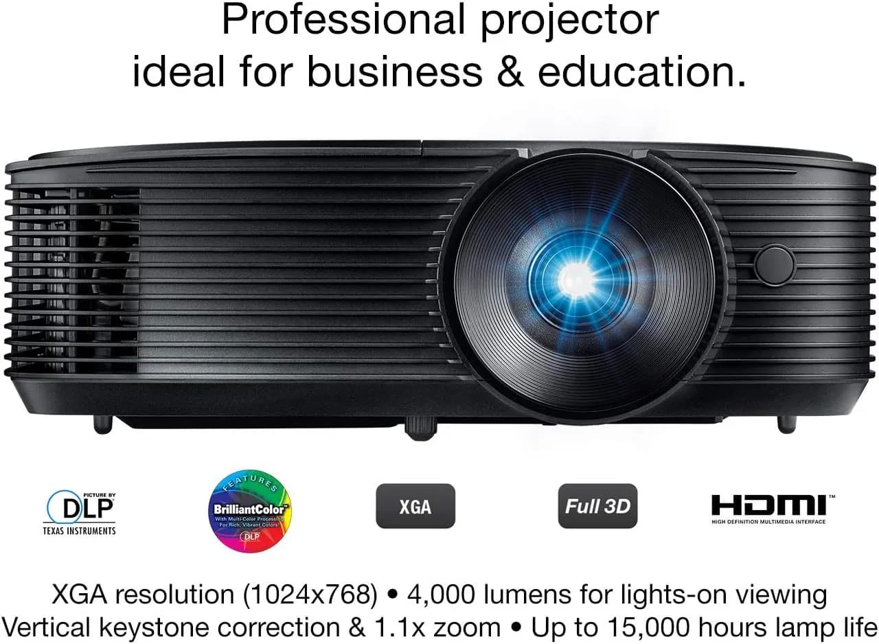 Optoma X400LVe 4000 Lumens XGA Professional DLP Projector hover view