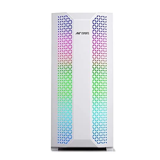 Ant Esports ICE-280 TGW Computer Chassis (White color cabinet ) hover view