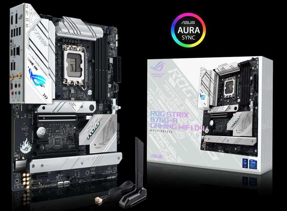 ASUS ROG STRIX B760-A GAMING WIFI D4 MOTHERBOARD